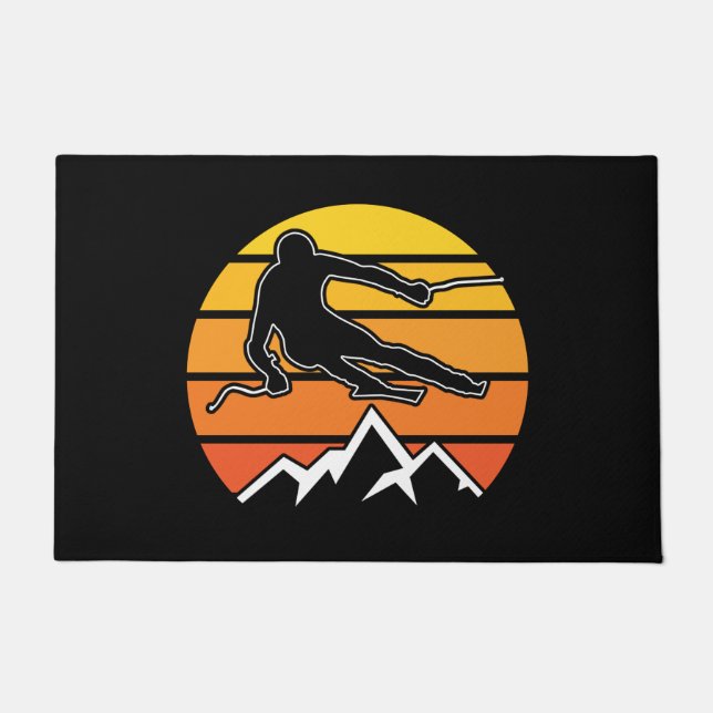 Felpudo Esquí retro (Anverso)