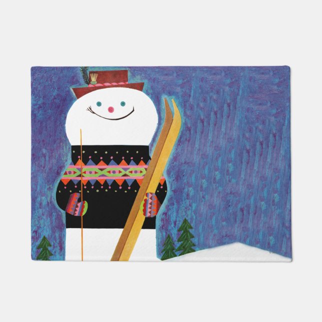 Felpudo Esquíes para Snowman (Anverso)