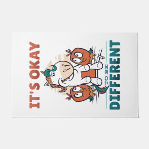 Felpudo Está bien ser una invitación diferente