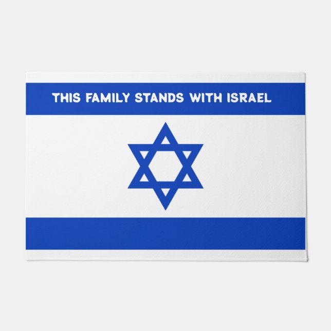 FELPUDO ESTA FAMILIA ESTÁ CON ISRAEL (Anverso)