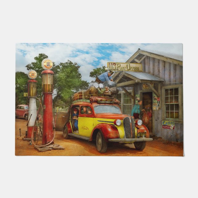 Felpudo Estación de Servicio - Entrega fresca a Pie Town 1 (Anverso)