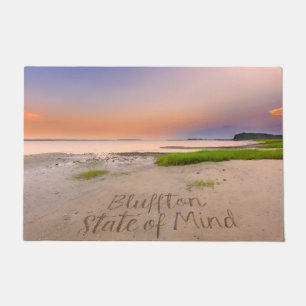Felpudo Estado de Ánimo de Bluffton Escrito en la Arena Pl