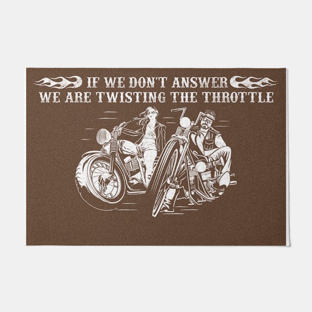 Felpudo Estamos Tirando La Mat Del Lanzamiento, Guay (Anverso)