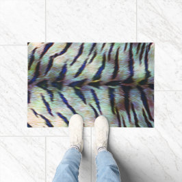 Felpudo Estampado de piel de tigre eléctrico