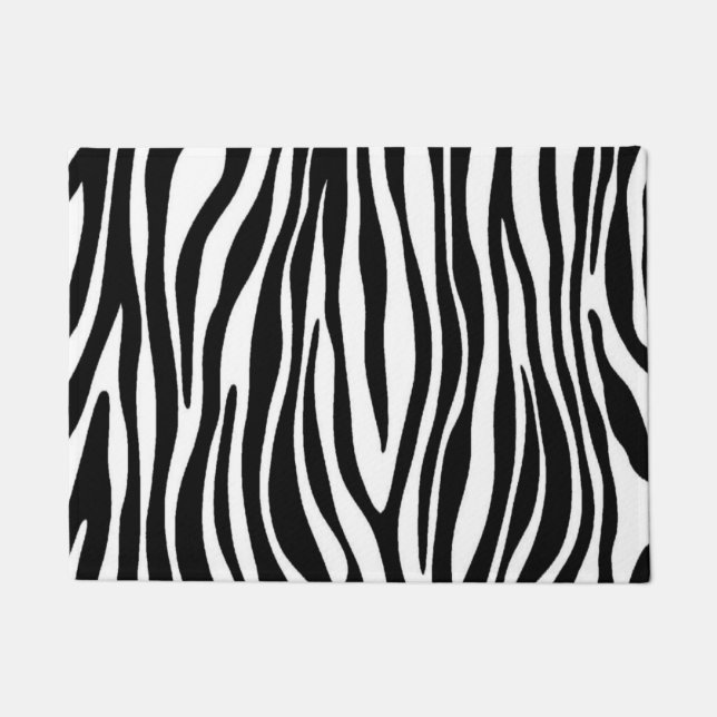 Felpudo Estampado de zebra (Anverso)