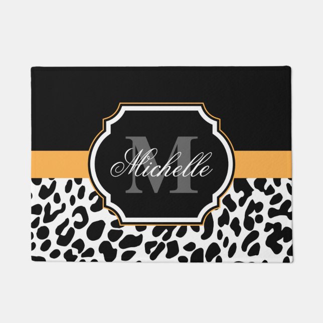 Felpudo Estampado leopardo (Anverso)