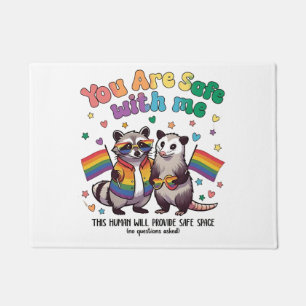 Felpudo Estás A Salvo Conmigo, Animal LGBT Raccoon