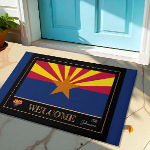 Felpudo Estatua de la casa de bandera de Arizona/Estado de