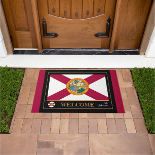 Felpudo Estatua de la casa de bandera de Florida/Sport Est