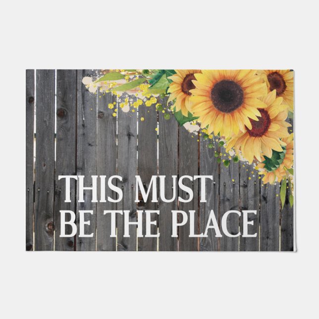 Felpudo Este Debe Ser El Lugar (Anverso)