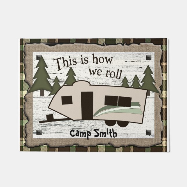 Felpudo Éste es cómo rodamos el Doormat (Anverso)