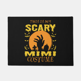 Felpudo Este Es Mi Temeroso Disfraz Mimi Halloween