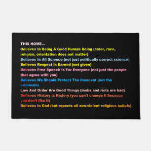 Felpudo Este hogar cree