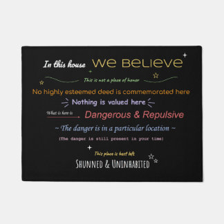 FELPUDO ESTE NO ES UN LUGAR DE HONOR 