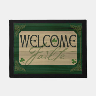 Felpudo Estera agradable de Failte del irlandés