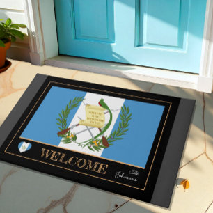 Felpudo Estera de casa de Guatemala, Bandera de Guatemala 