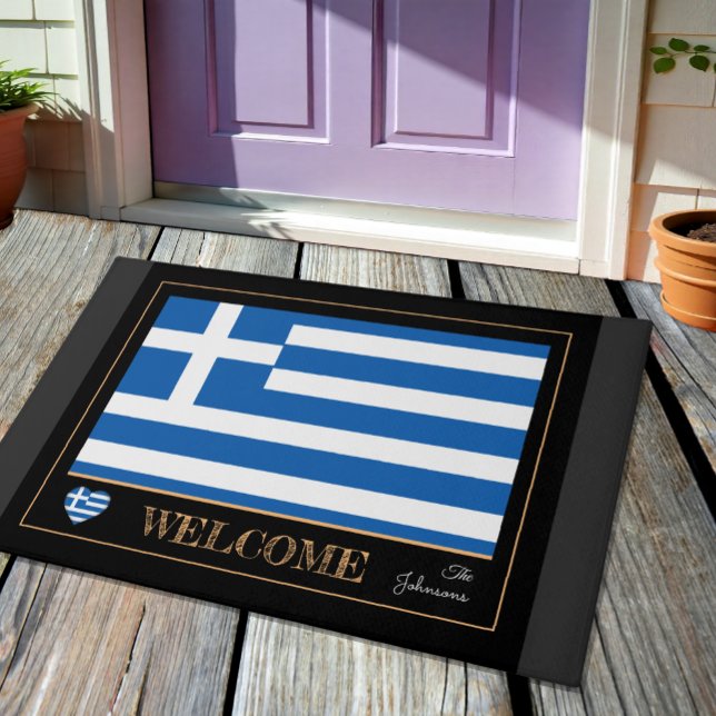 Felpudo Estera de la casa de Grecia, deportes de bandera g (Subido por el creador)