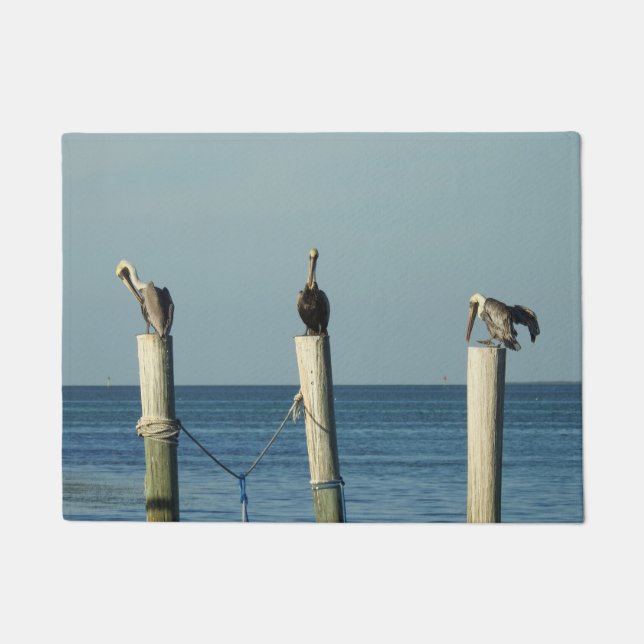 Felpudo Estera de la puerta del pelícano (Anverso)