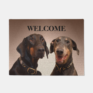 Felpudo Estera de puerta agradable de los perros del
