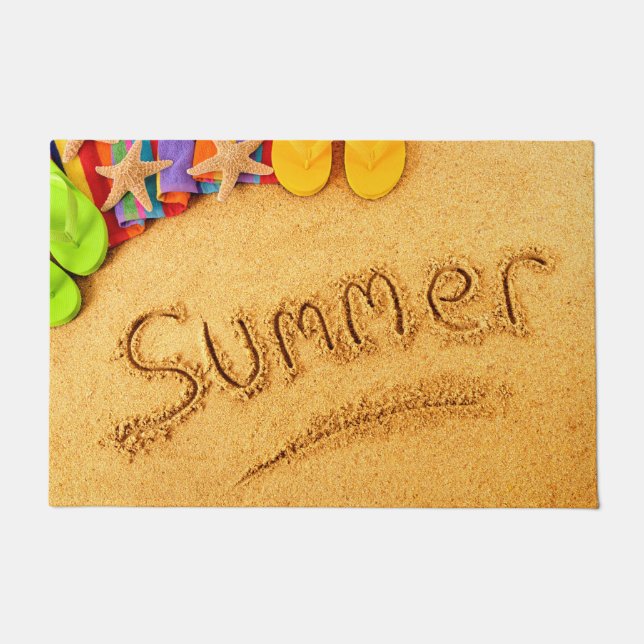 Felpudo Estera de puerta agradable del verano (Anverso)