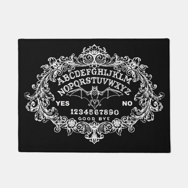 Felpudo Estera de puerta barroca del tablero de la bruja (Anverso)