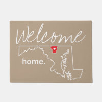 Estera de puerta casera del condado de Maryland -