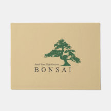 Estera de puerta de árbol Bonsai