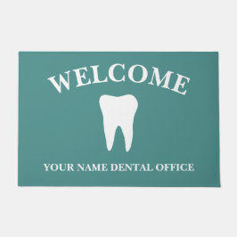 Felpudo Estera de puerta de encargo de la práctica dental