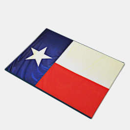 Felpudo Estera de puerta de la bandera de Tejas