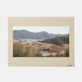 Felpudo Estera de puerta de la ensenada de la serpiente de