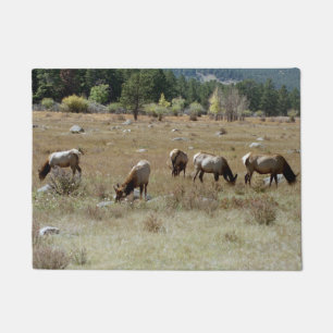Felpudo Estera de puerta de los alces