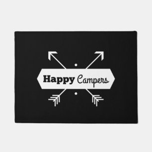 Felpudo Estera de puerta de los campistas contentos