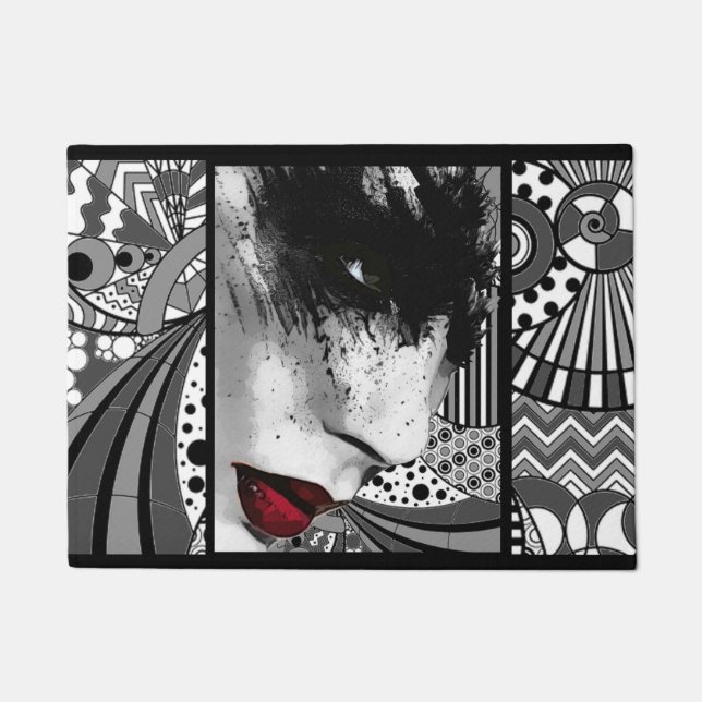 Felpudo Estera de puerta de los labios (Anverso)