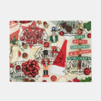 estera de puerta de los navidades