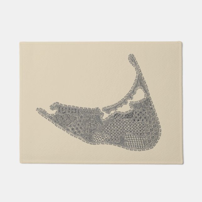 Felpudo Estera de puerta de Nantucket (Anverso)