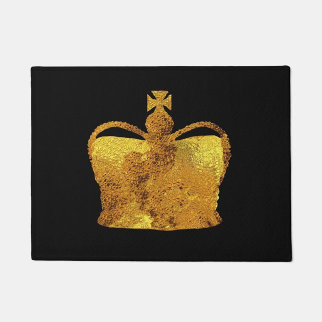 Felpudo Estera de puerta de oro de la corona (Anverso)