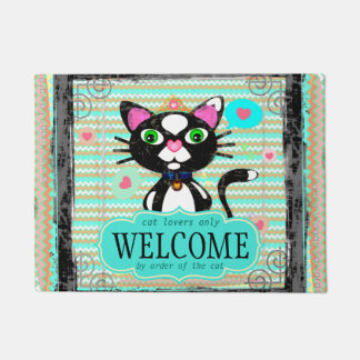 Felpudo Estera de puerta de Welcome de princesa Cat