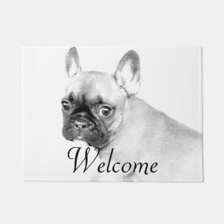 Felpudo Estera de puerta del bulldog francés