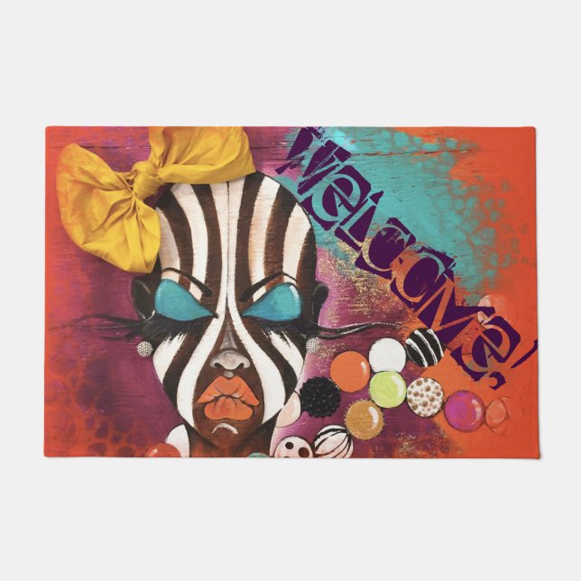 Felpudo ¡Estera de puerta del Debutante! (Anverso)