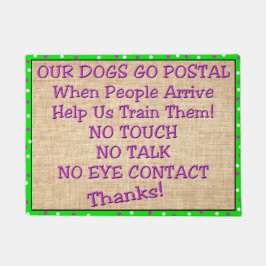 Felpudo Estera de puerta del entrenamiento del perro