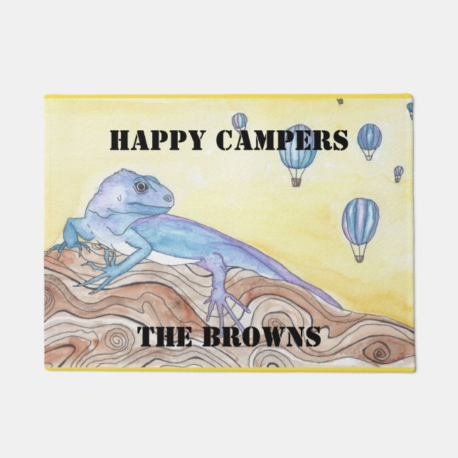 Felpudo Estera de puerta del lagarto (Anverso)