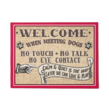 Estera de puerta del perro - ningún tacto ninguna