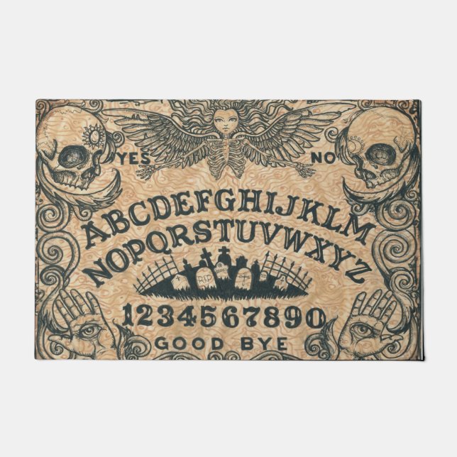 Felpudo Estera de puerta del tablero de la bruja (Anverso)