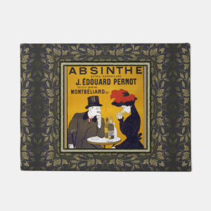 Felpudo Estera de puerta francesa de la postal