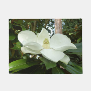 Felpudo Estera de puerta grandiflora de la magnolia