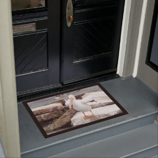 Felpudo Estera de puerta valiente del pelícano