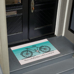 Felpudo Estera fresca de la bicicleta de la pendiente