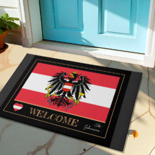 Felpudo Esteras de casa de Austria, deportes de la bandera
