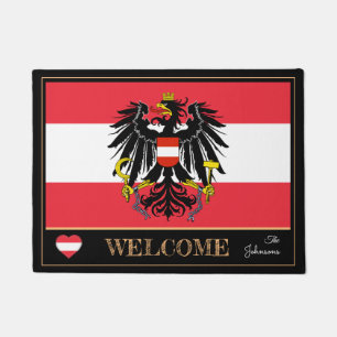 Felpudo Esteras de casa de Austria, deportes de la bandera