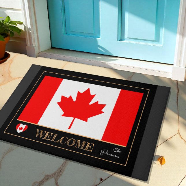 Felpudo Esteras de casa de Canadá, deportes de bandera de  (Subido por el creador)